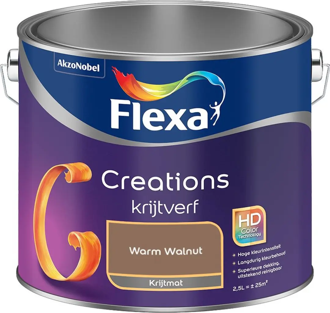 Flexa Creations Muurverf Warm Walnut