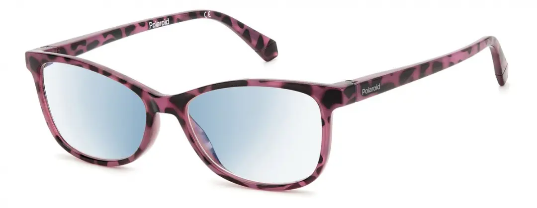 Polaroid PLD 0032/R/BB Pink havana 53/15/145 WOMAN + 1.5 Leesbril