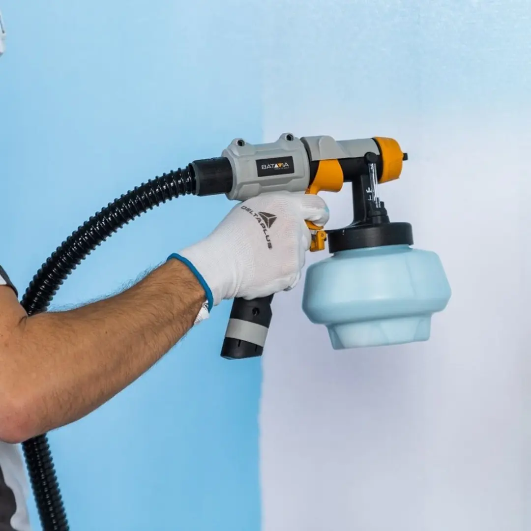 Batavia Maxxspray 700W HVLP Verfspuitsysteem - 1.2L - Zwart/Oranje - afbeelding 6 van 6