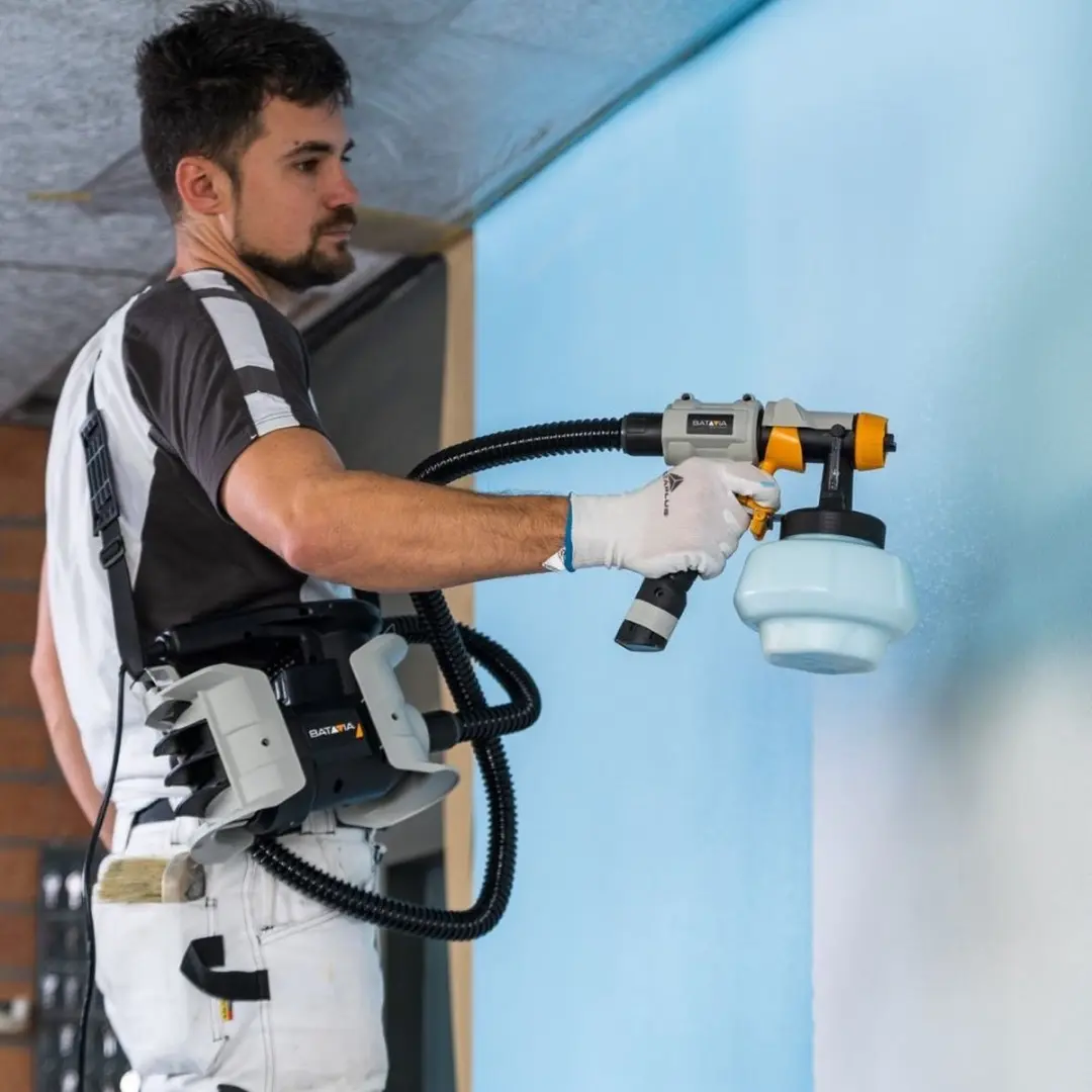 Batavia Maxxspray 700W HVLP Verfspuitsysteem - 1.2L - Zwart/Oranje