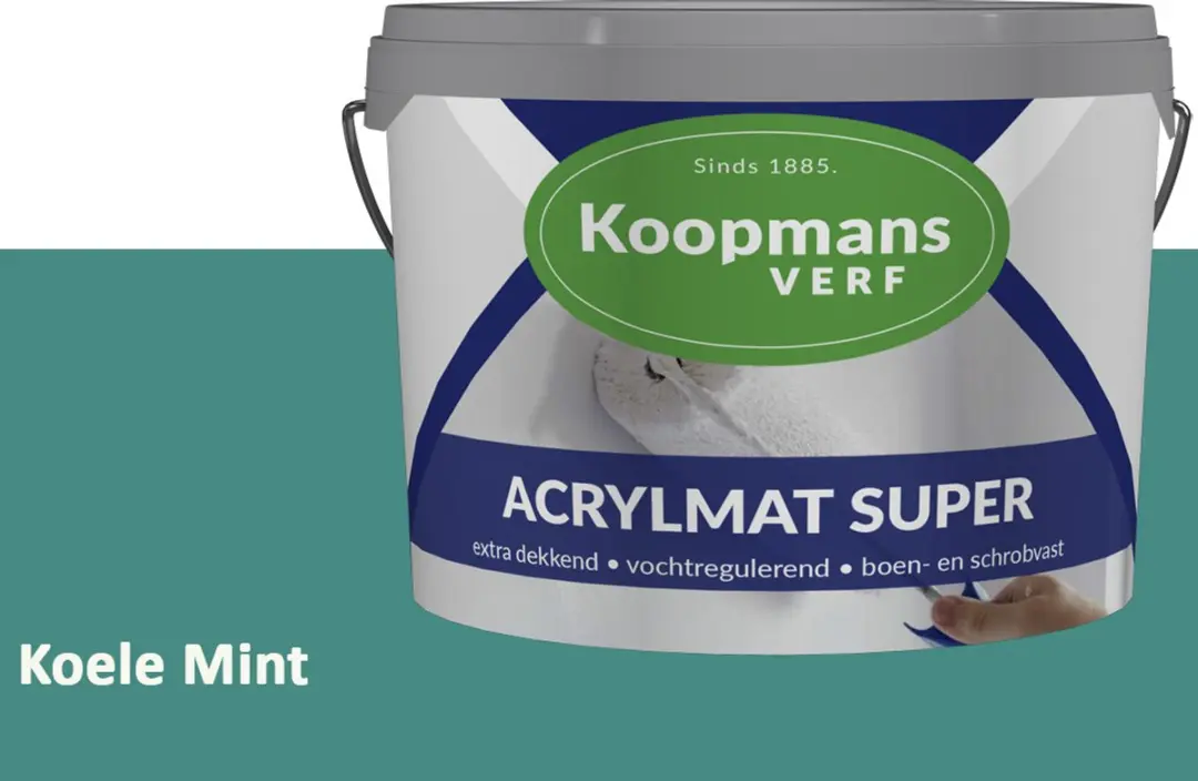 Koopmans Acrylmat Super Matte Muurverf Koele Mint 2,5L