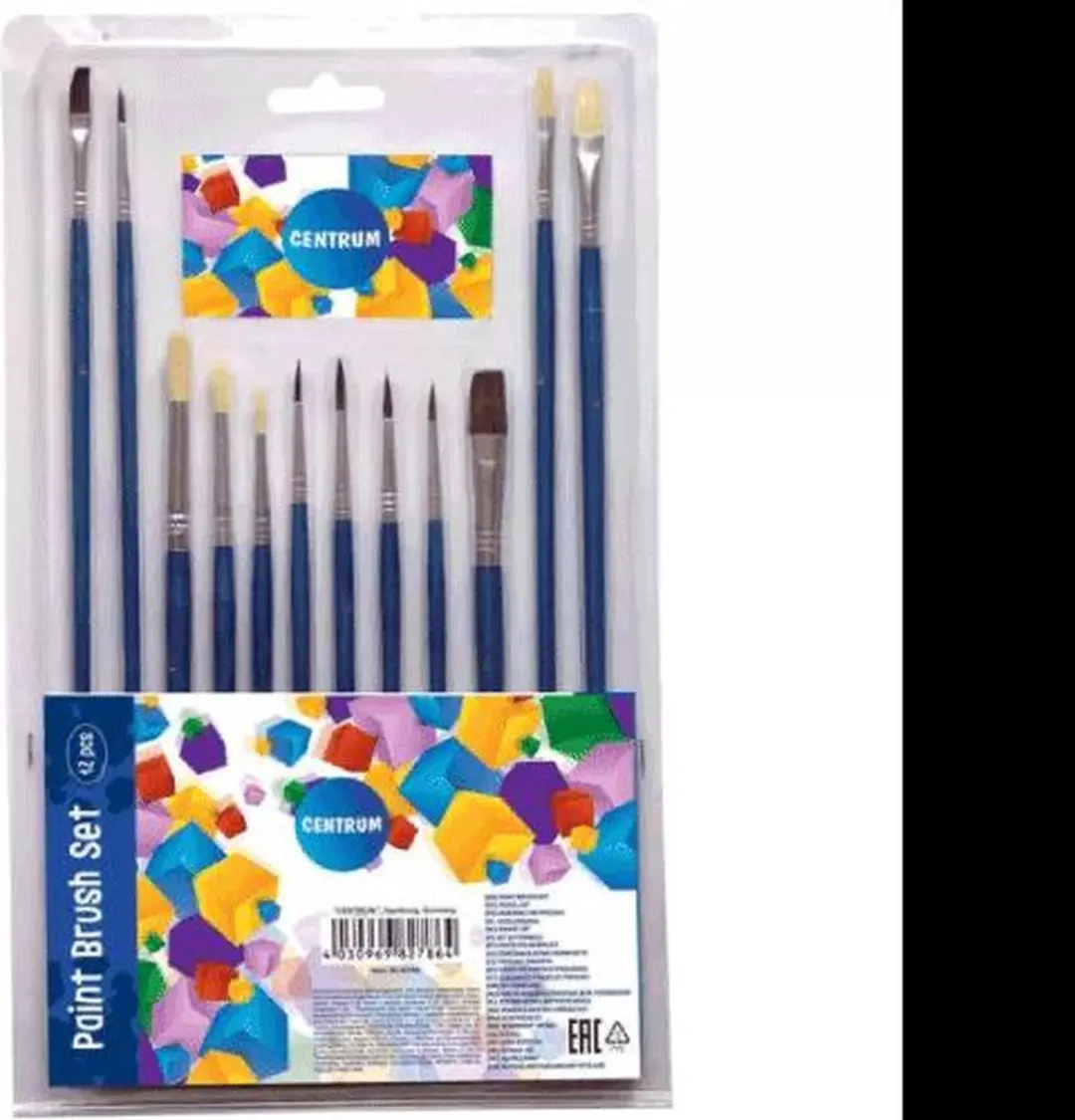 Centrum Penselen Set 12 Stuks - Multi