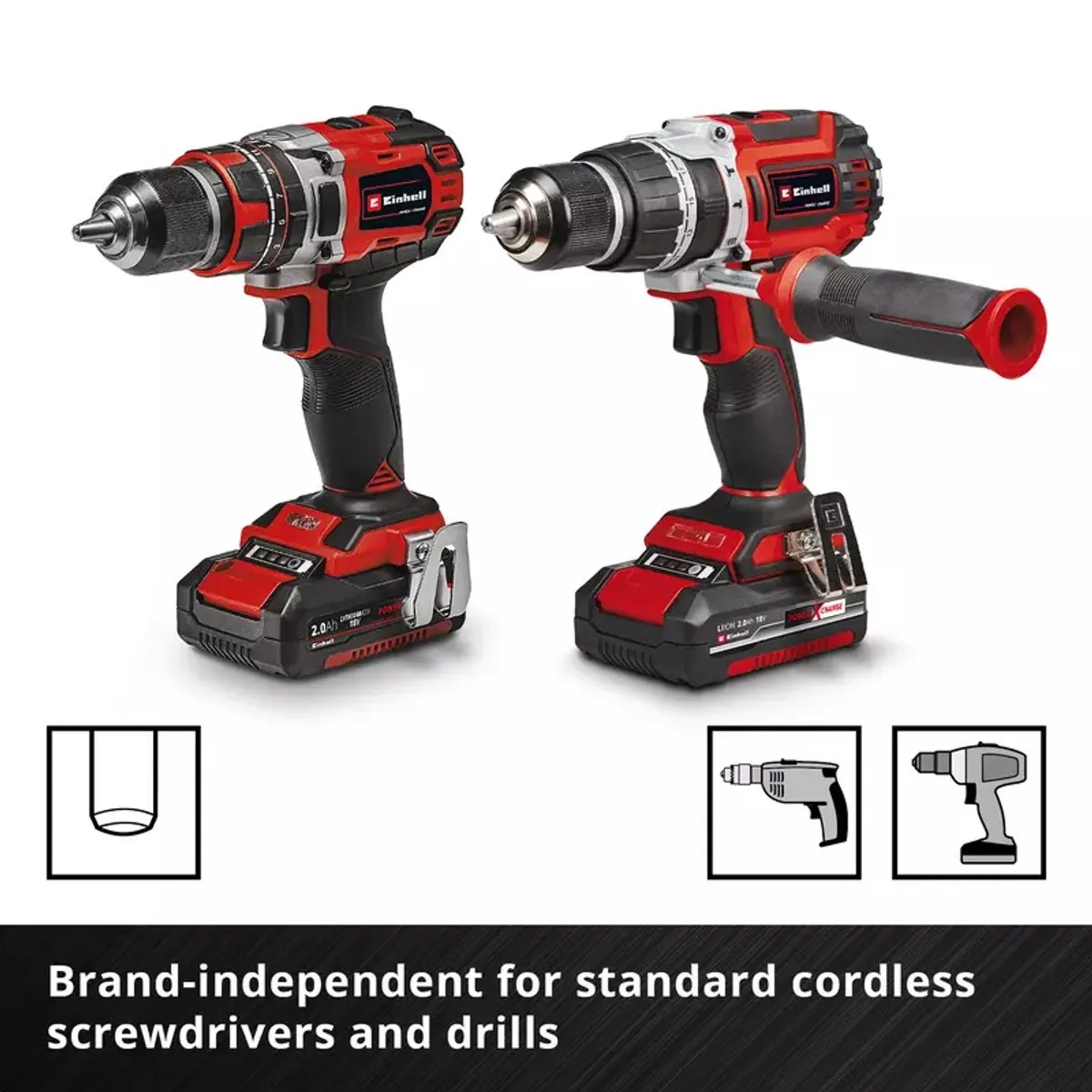 Einhell Borenset 19-delig HSS-G Silver - Metaal/Aluminium