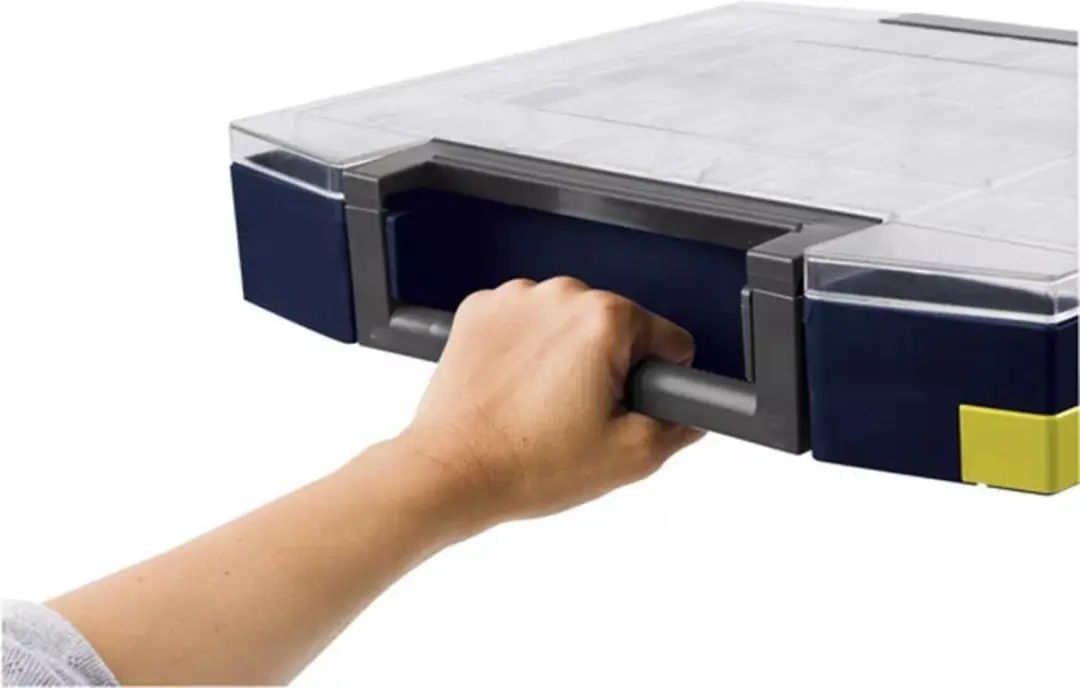 Raaco Boxxser 55 Leeg Assortimentsdoos 225x241x55mm - Donkerblauw/Transparant