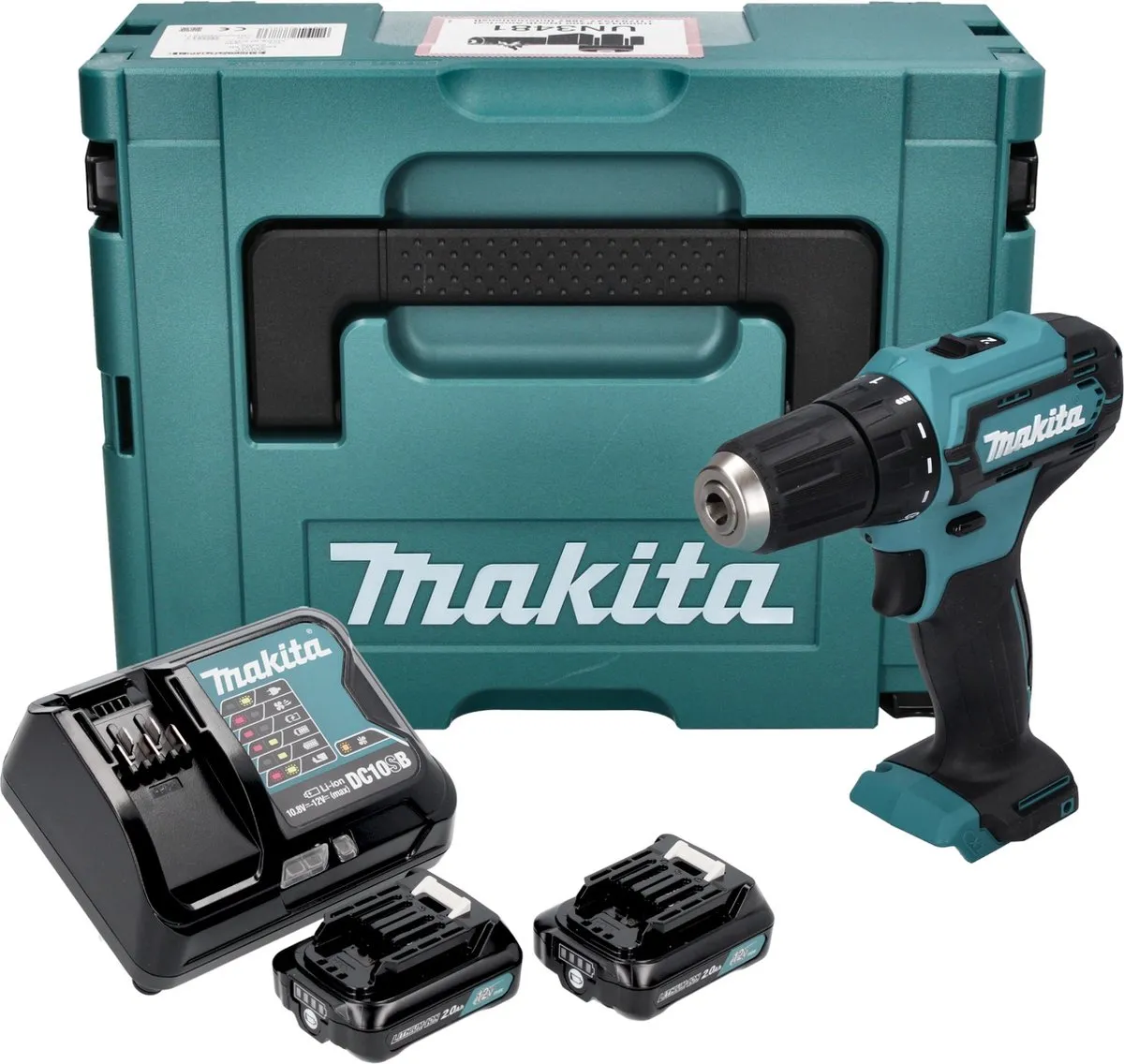 Makita DF333DSAJ Accu Boor-/schroefmachine 12V - 2.0Ah - 20 standen