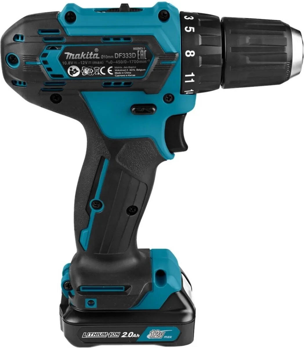 Makita DF333DSAJ Accu Boor-/schroefmachine 12V - 2.0Ah - 20 standen