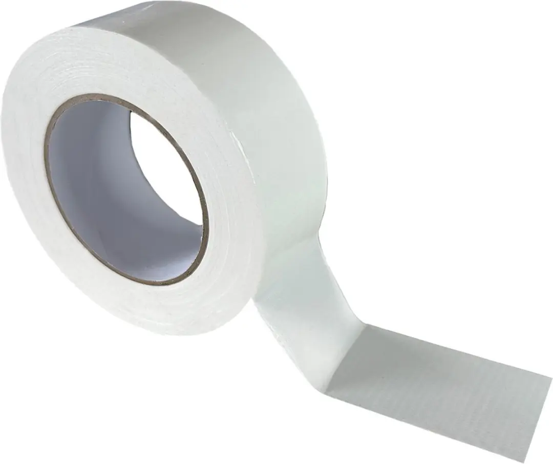 Kortpack Ducttape 50mm x 50m - 24 Rollen Wit
