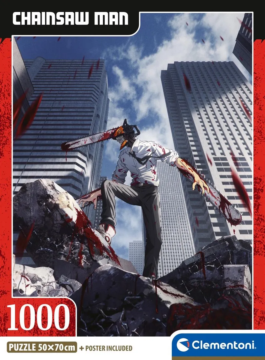 Clementoni Chainsaw Man Puzzel 1000 Stuks - Multikleur