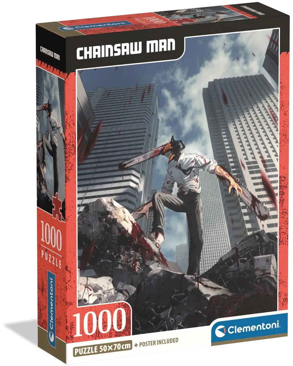 Clementoni Chainsaw Man Puzzel 1000 Stuks