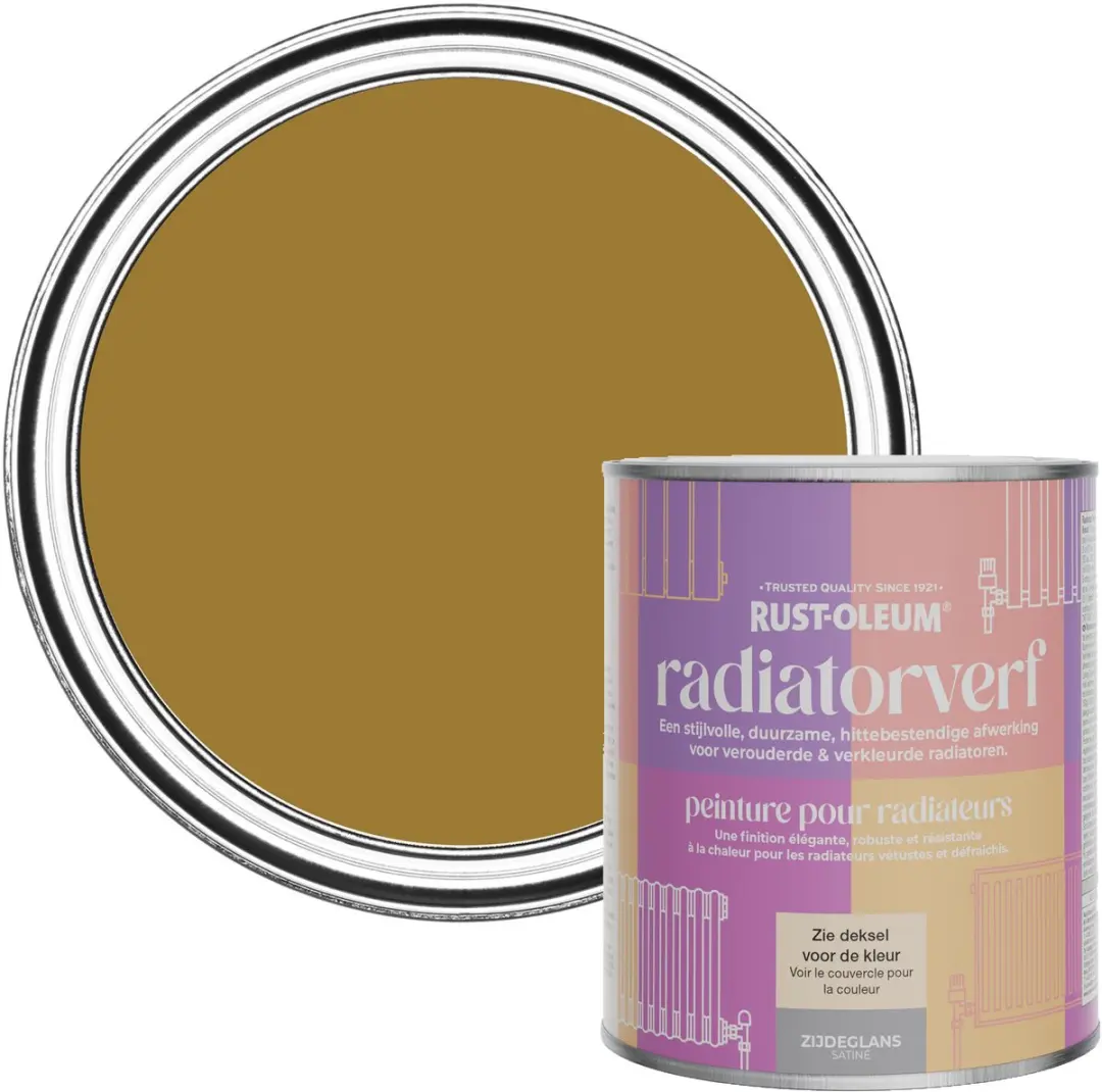 Rust-Oleum Radiatorverf Zijdeglans Herfstgloed 750ml