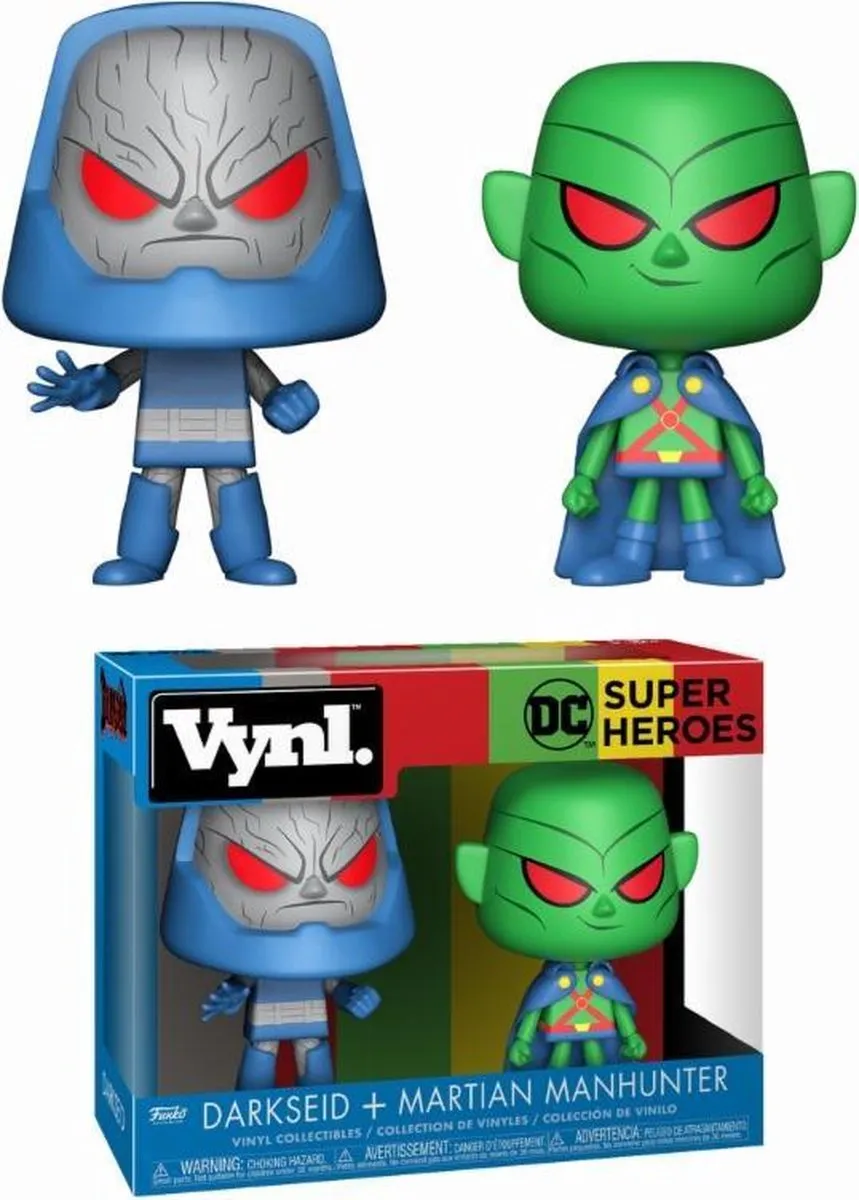 Funko DC Super Heroes Darkseid & Martian Manhunter Figuren