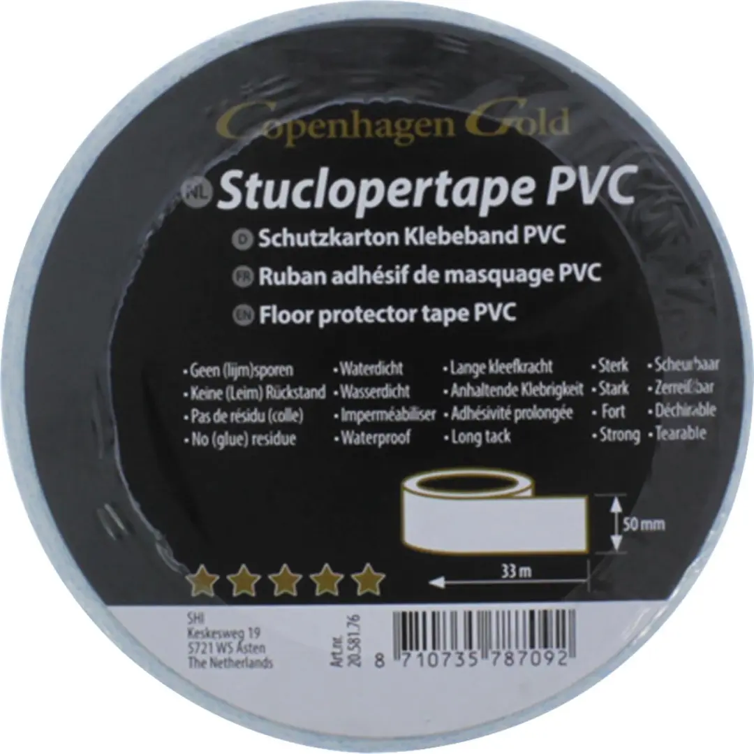 Copenhagen Stuclopertape PVC 50mm
