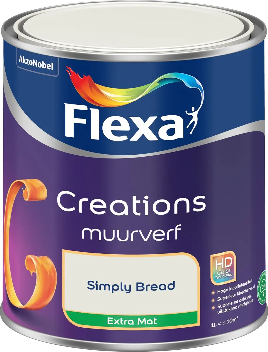 Flexa Creations Muurverf Extra Mat Simply Bread 1L