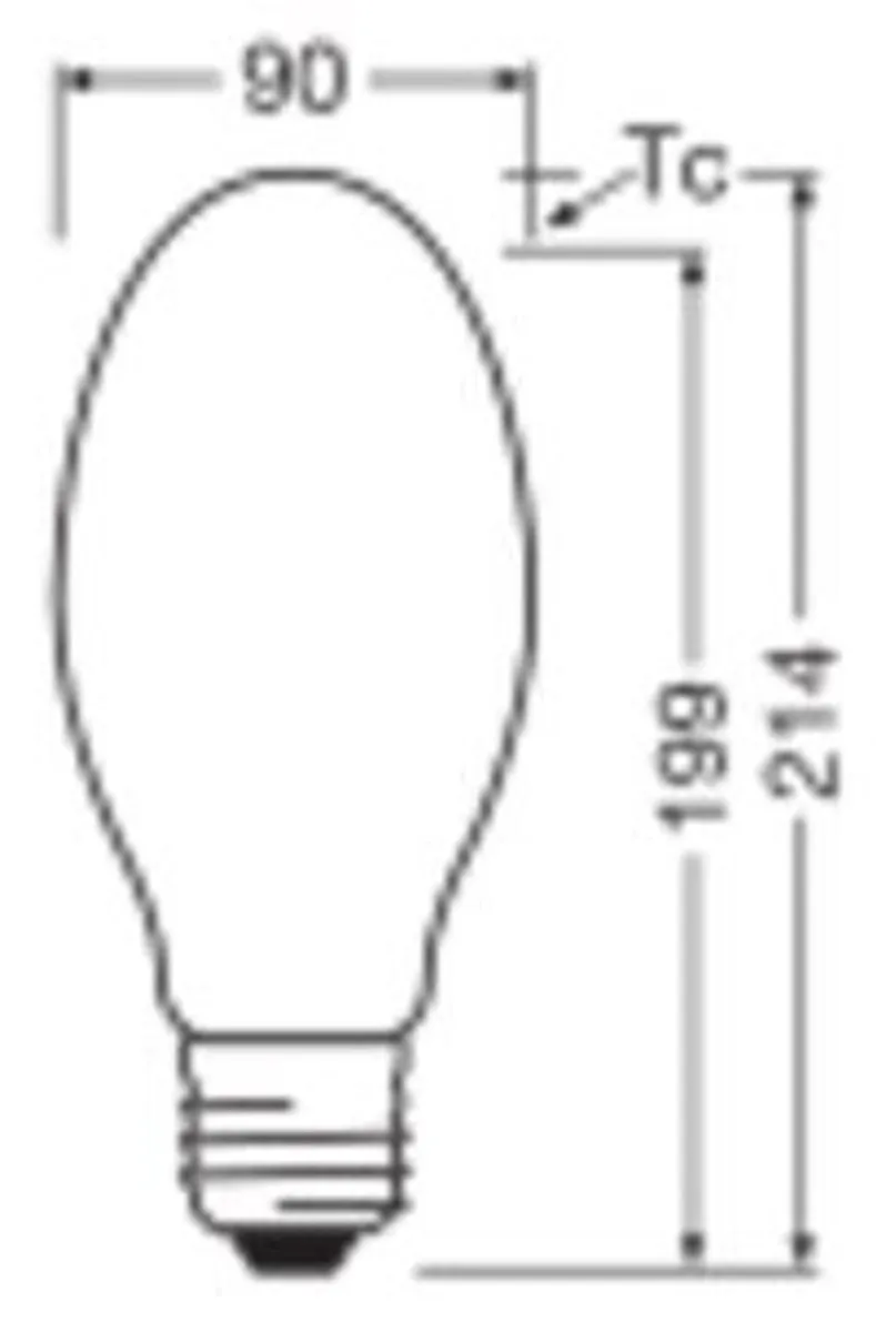 LEDVANCE HQL LED P E40 29.1W 5400lm - Mat - 827 Zeer Warm Wit - afbeelding 2 van 2