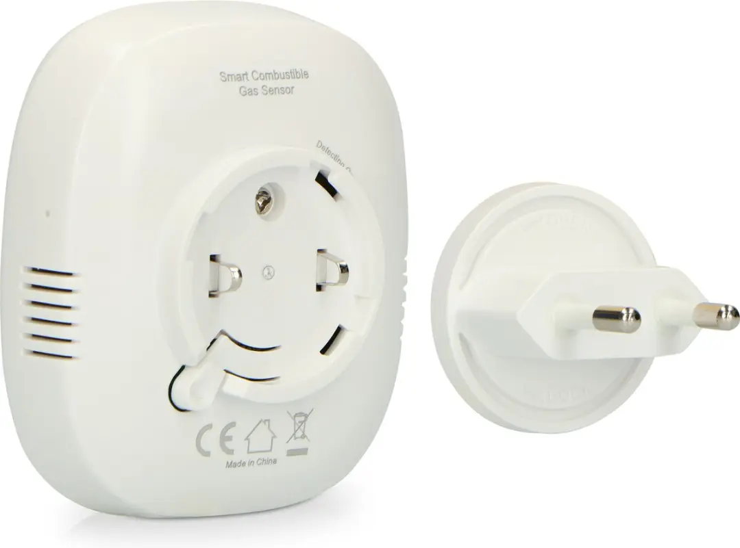 Alecto GA11 Gasmelder Aardgas - Wit-Grijs