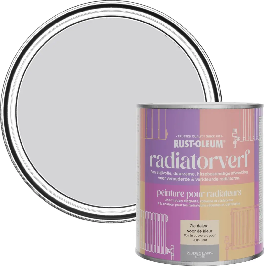 Rust-Oleum Schaduw Lila Radiatorverf Zijdeglans 750ml
