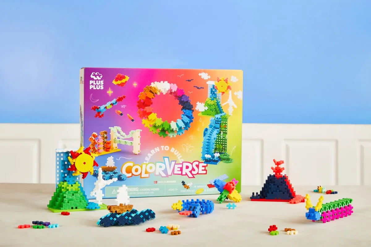 Plus-Plus Learn to Build Colorverse Super Set 3972 - 1000 Stuks - Regenboog