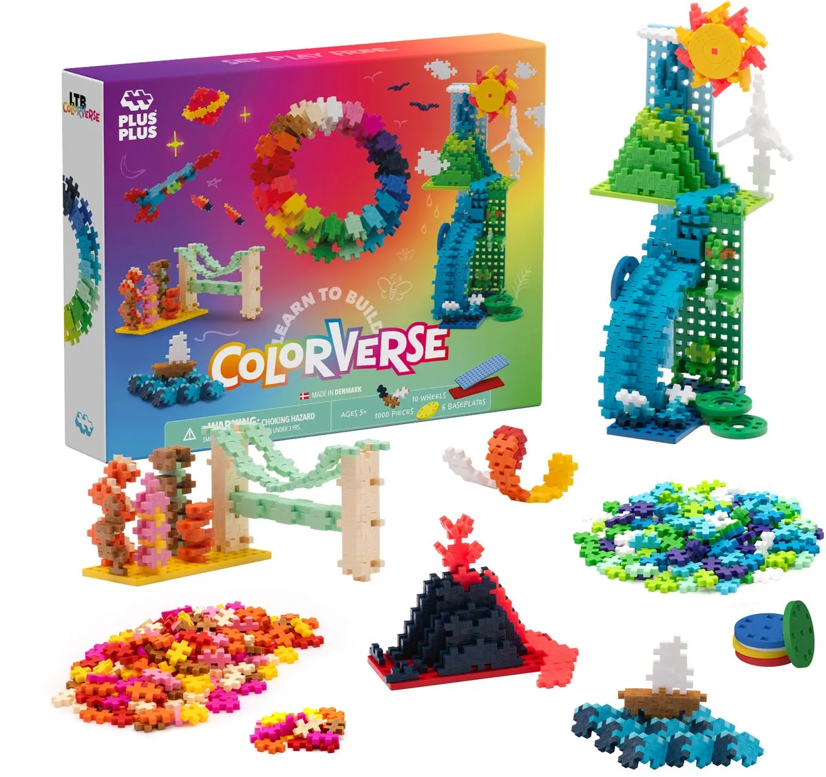 Plus-Plus Learn to Build Colorverse Super Set 3972