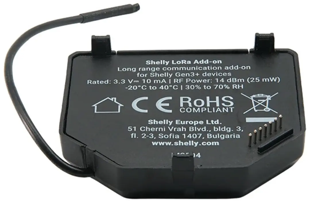Shelly Gen.3 2 Relais Eu868 Set - 3800238071677