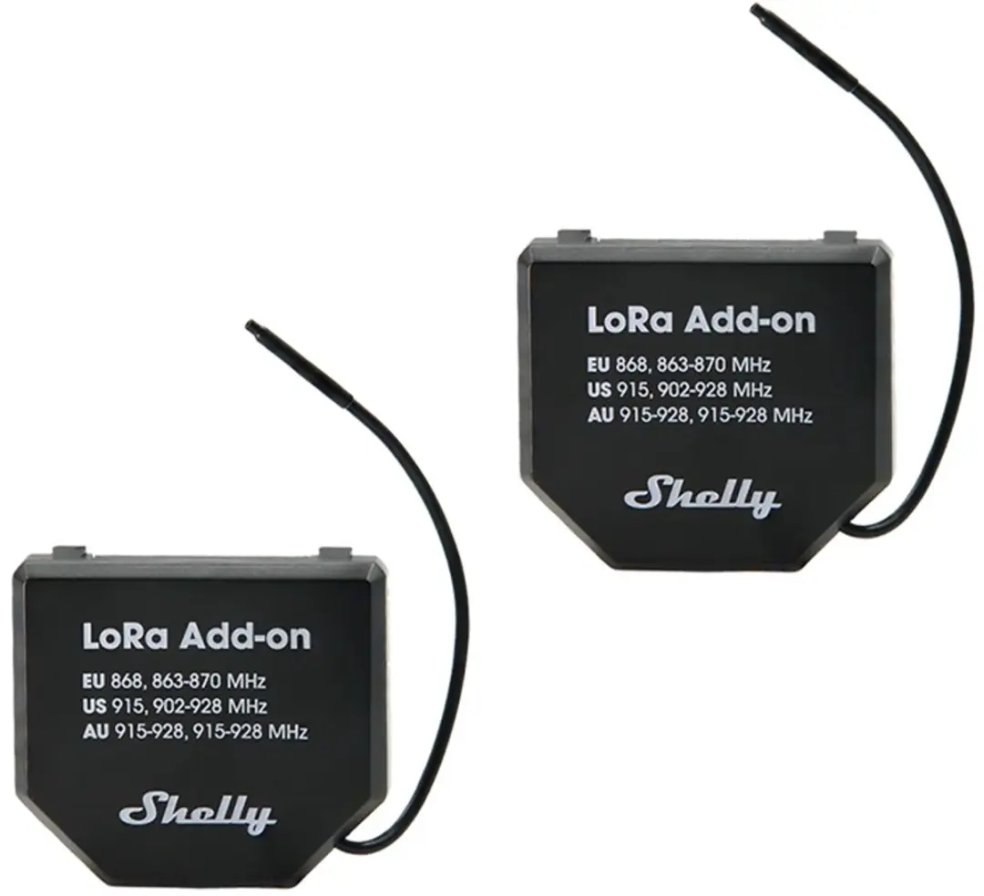 Shelly Gen.3 2 Relais Eu868 Set