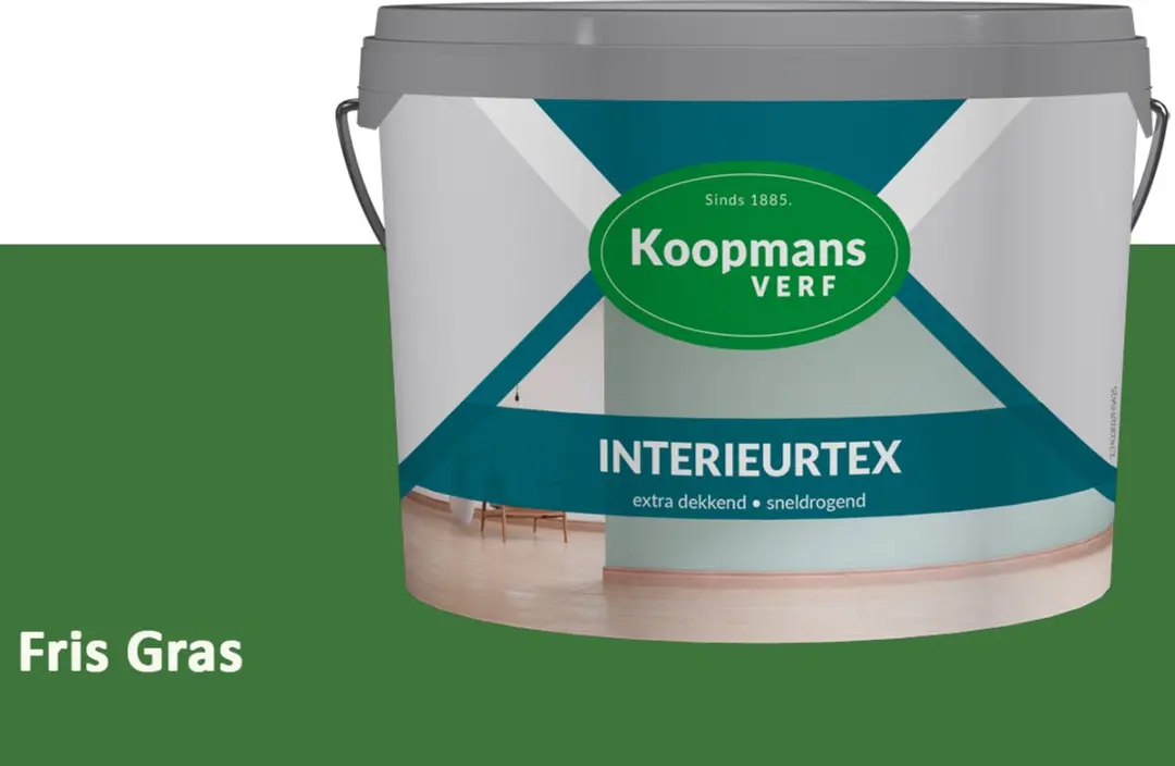 Koopmans Interieurtex Matte Muurverf Fris Gras 2,5L
