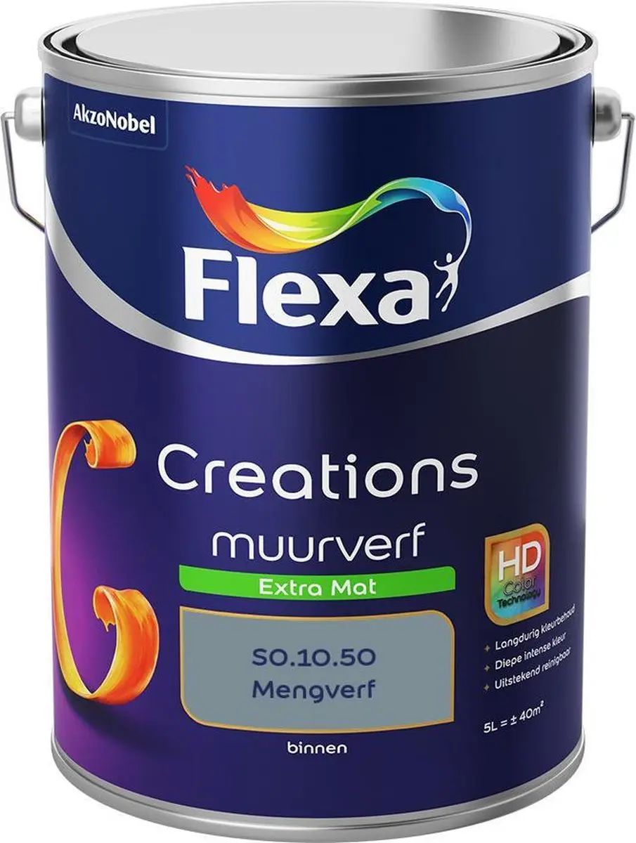 Flexa Creations Muurverf Extra Mat S0.10.50 - 5L