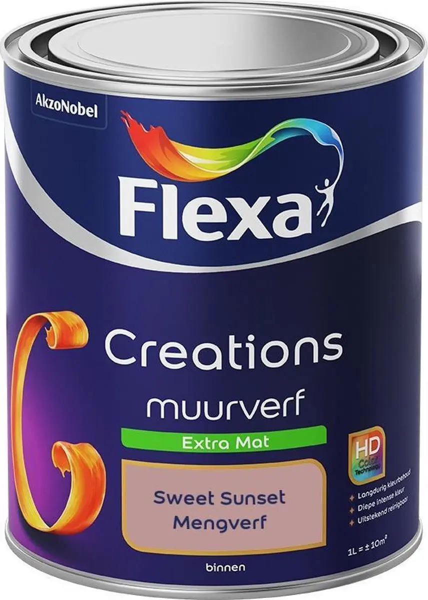Flexa Creations Muurverf Extra Mat Sweet Sunset - 1L