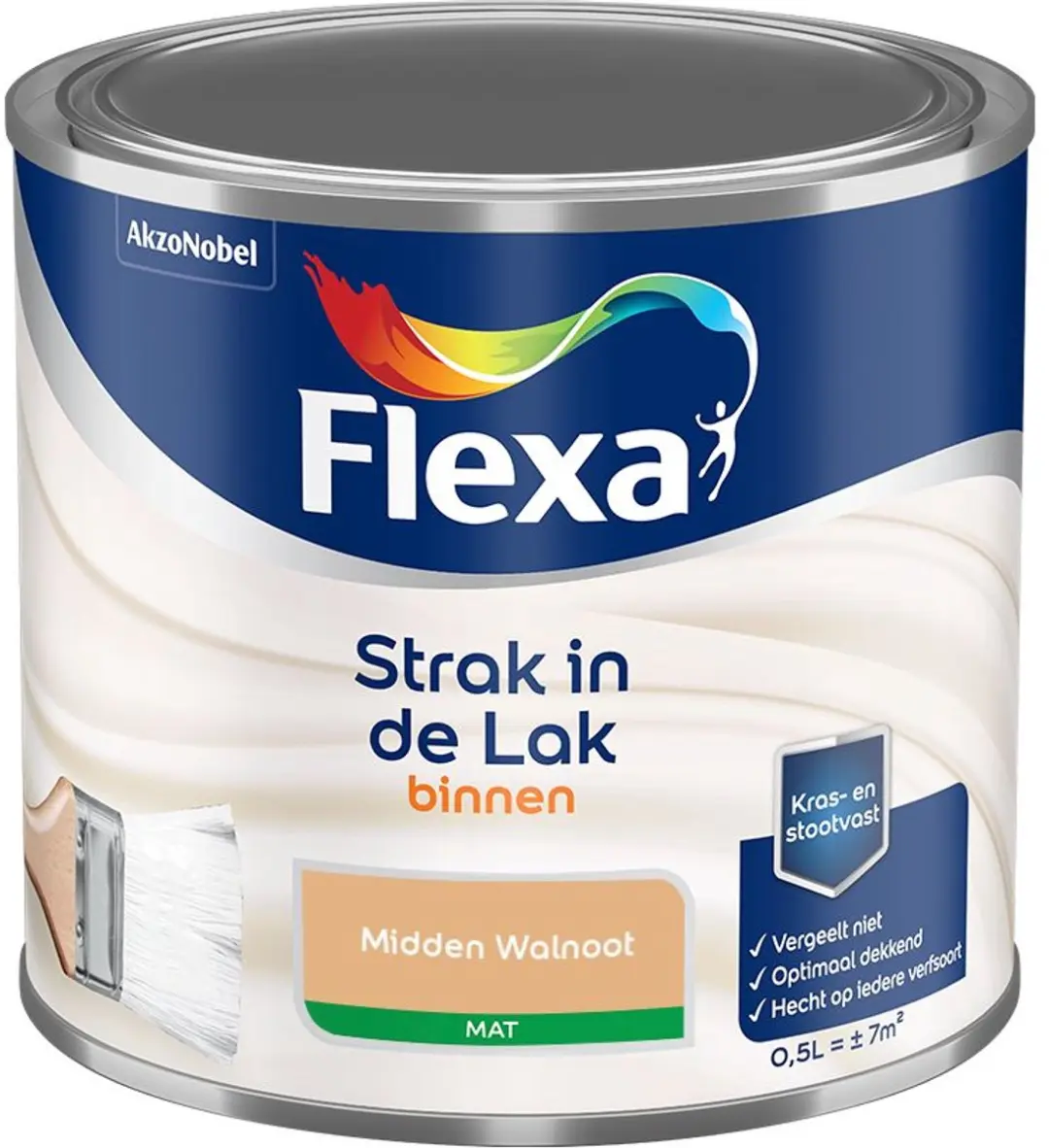 Flexa Strak Op De Muur Binnenmat Monumentengroen Mengverf 5L