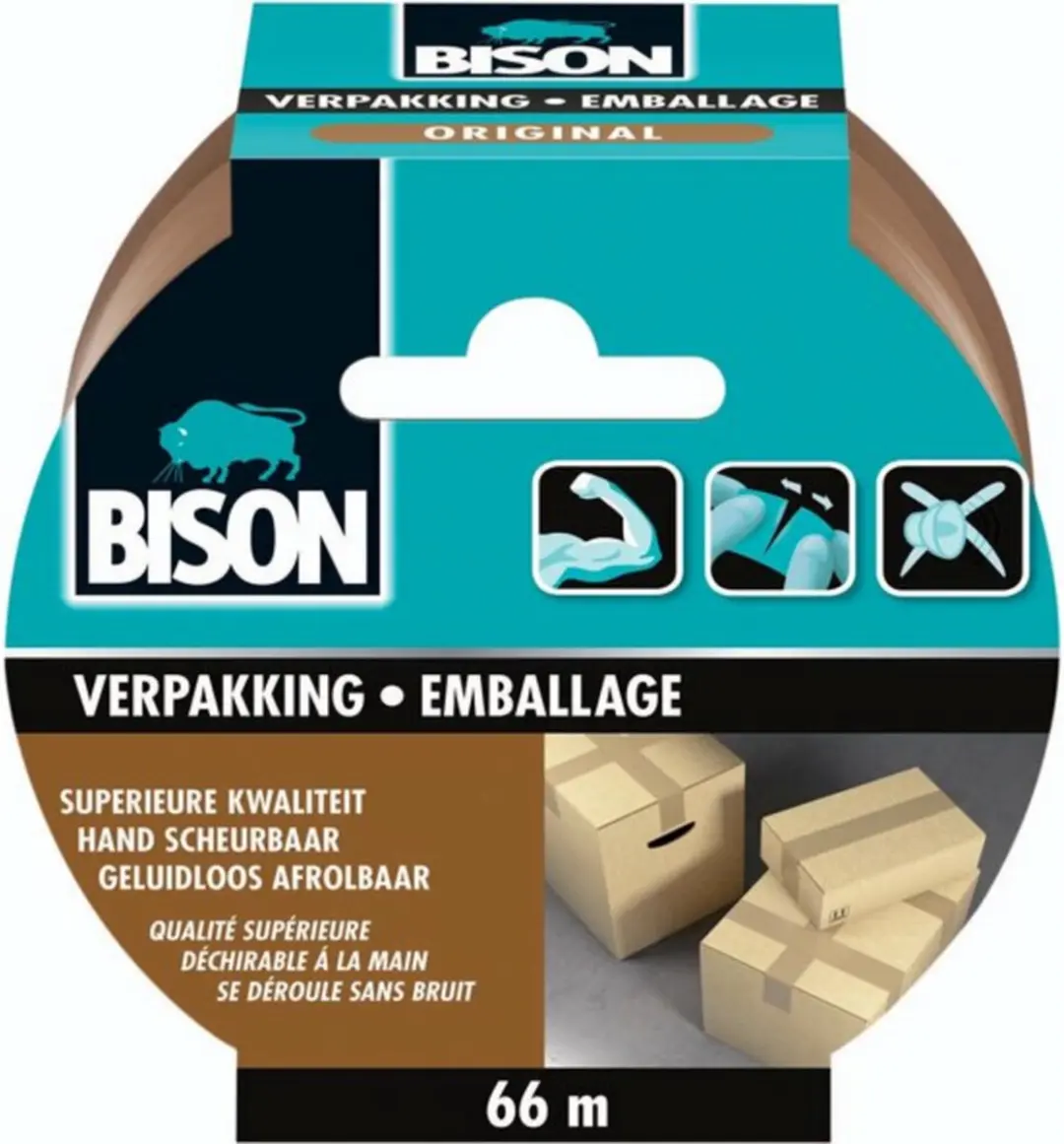 Bison Tape Verpakking Original 66m