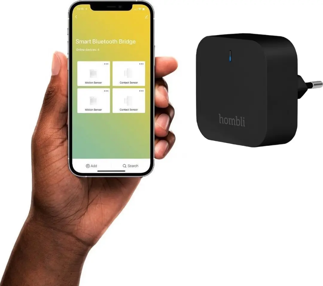 Hombli Smart Bluetooth Bridge Hub 8719323919129 - Zwart