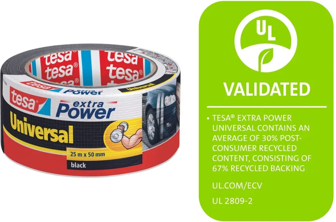 Tesa Extra Power Textieltape 1 Stuk - Zwart