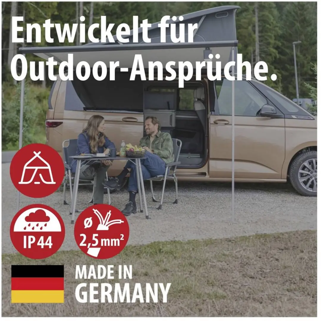Brennenstuhl CEE Verloopkabel Camping 1,5m - 230V/16A - IP44 - Zwart