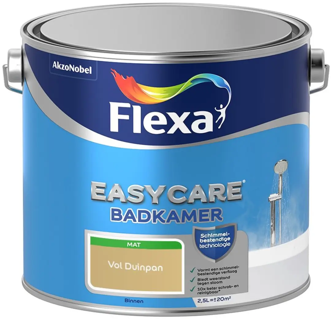 Flexa Easycare Badkamer Vol Duinpan Mengverf 2,5L