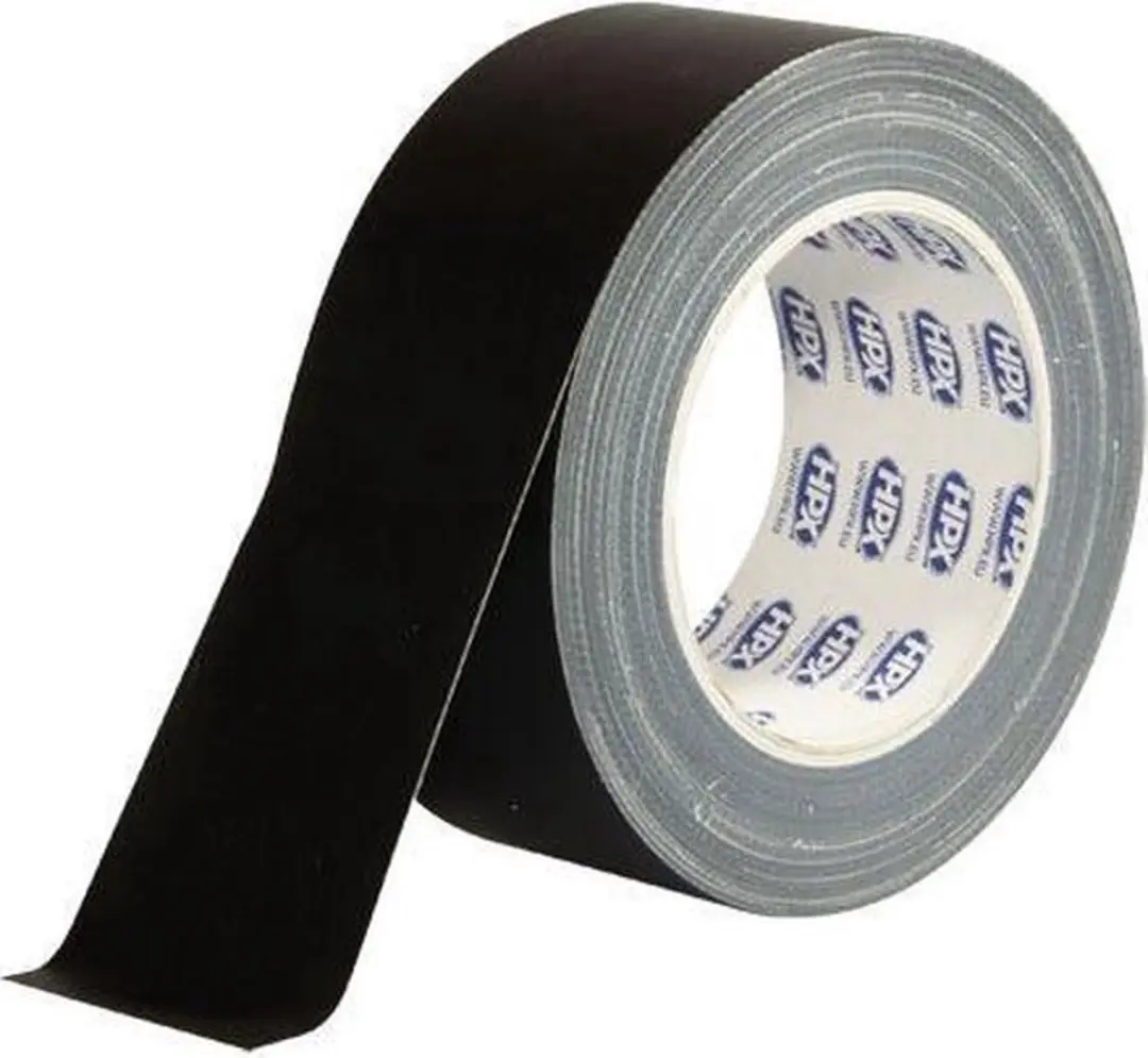 HPX Gaffer Tape 48mm x25m - Matzwart