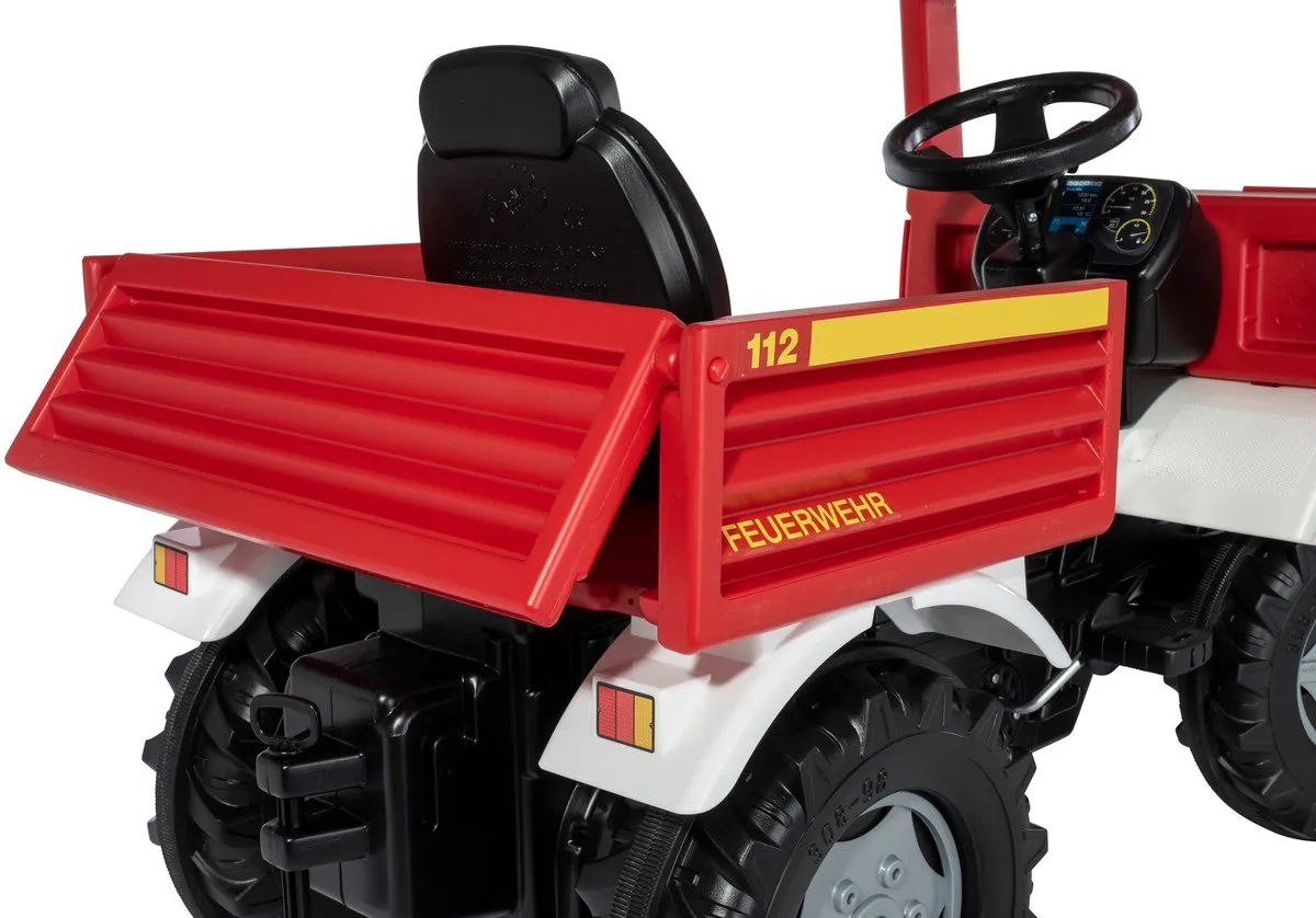 Rolly Toys RollyUnimog Fire Brandweer Trapauto - 2 Versnellingen