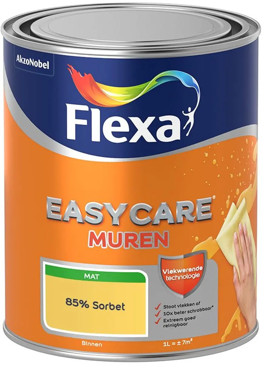 Flexa Easycare Muren Mengverf 85% Sorbet