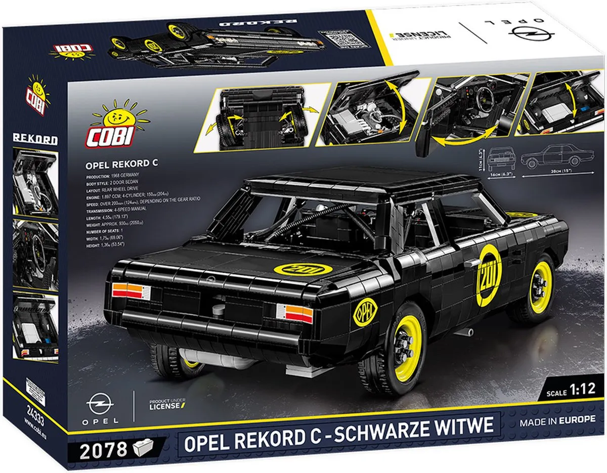 Cobi Opel Rekord C Bouwset - 2 Onderdelen - Multicolor