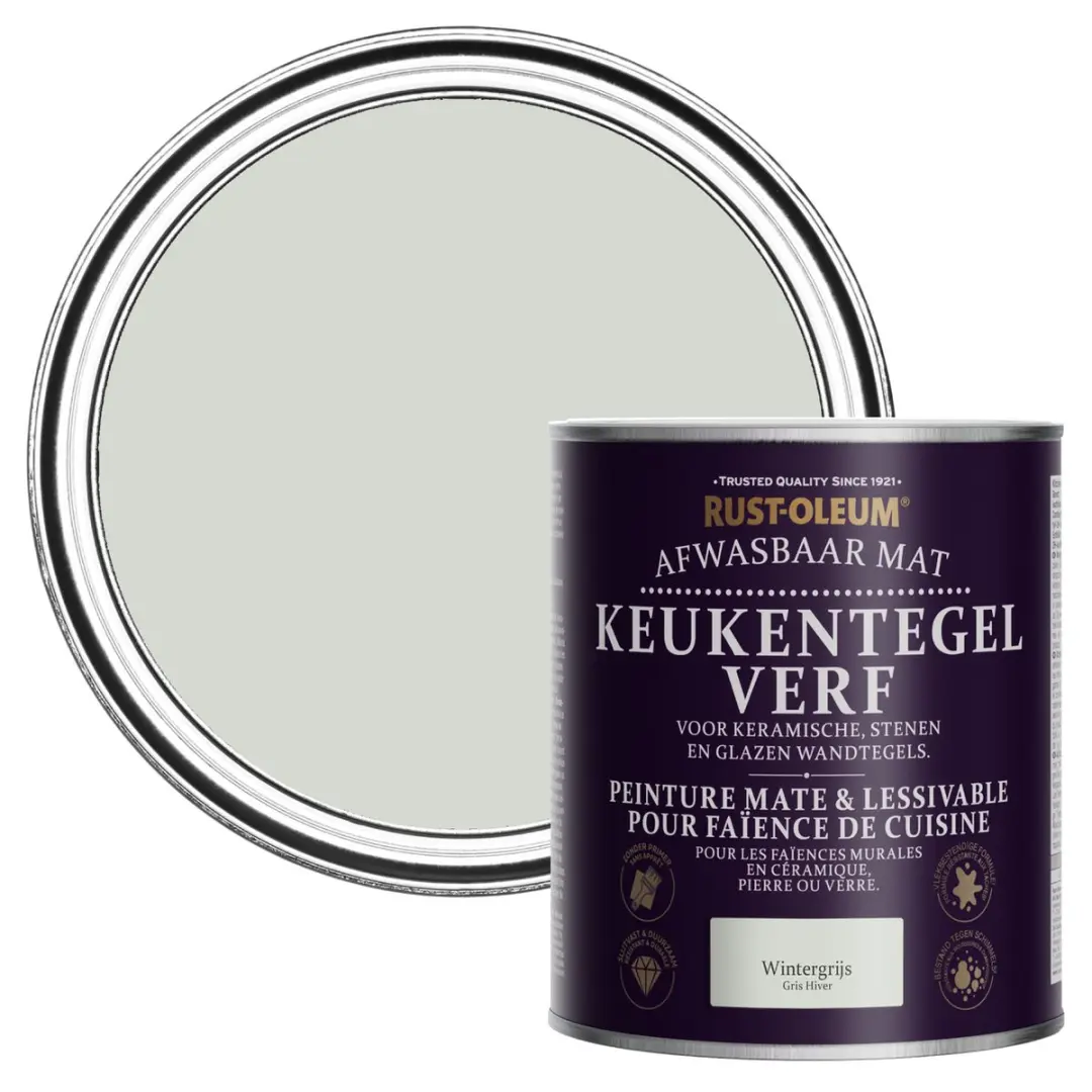 Rust-Oleum Grijze Verf Wintergrijs 750ml