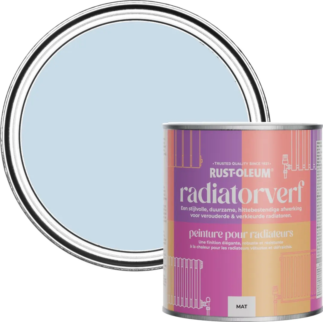 Rust-Oleum Lichtblauwe Radiatorverf 750ml