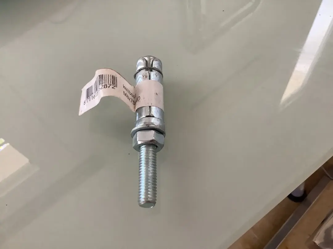 Deltafix Keilbout M6x100x40 Verzinkt