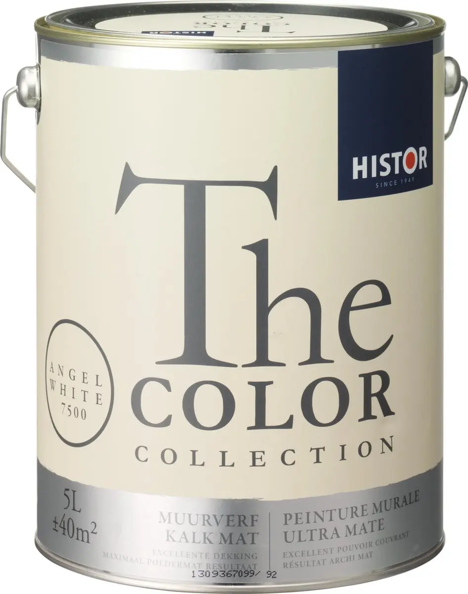 Histor The Color Collection Muurverf 5L - Angel White