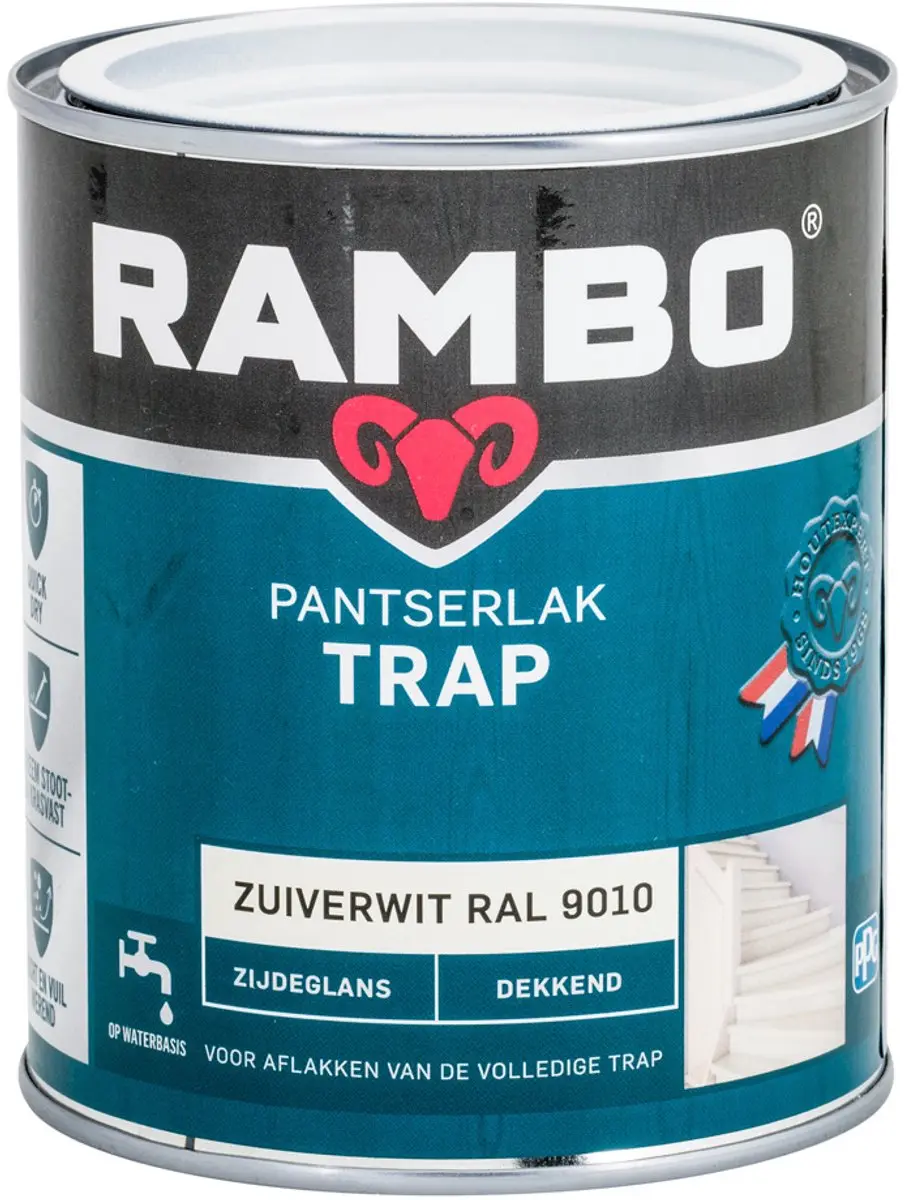 Rambo Pantserlak Trap Wit 0.75L