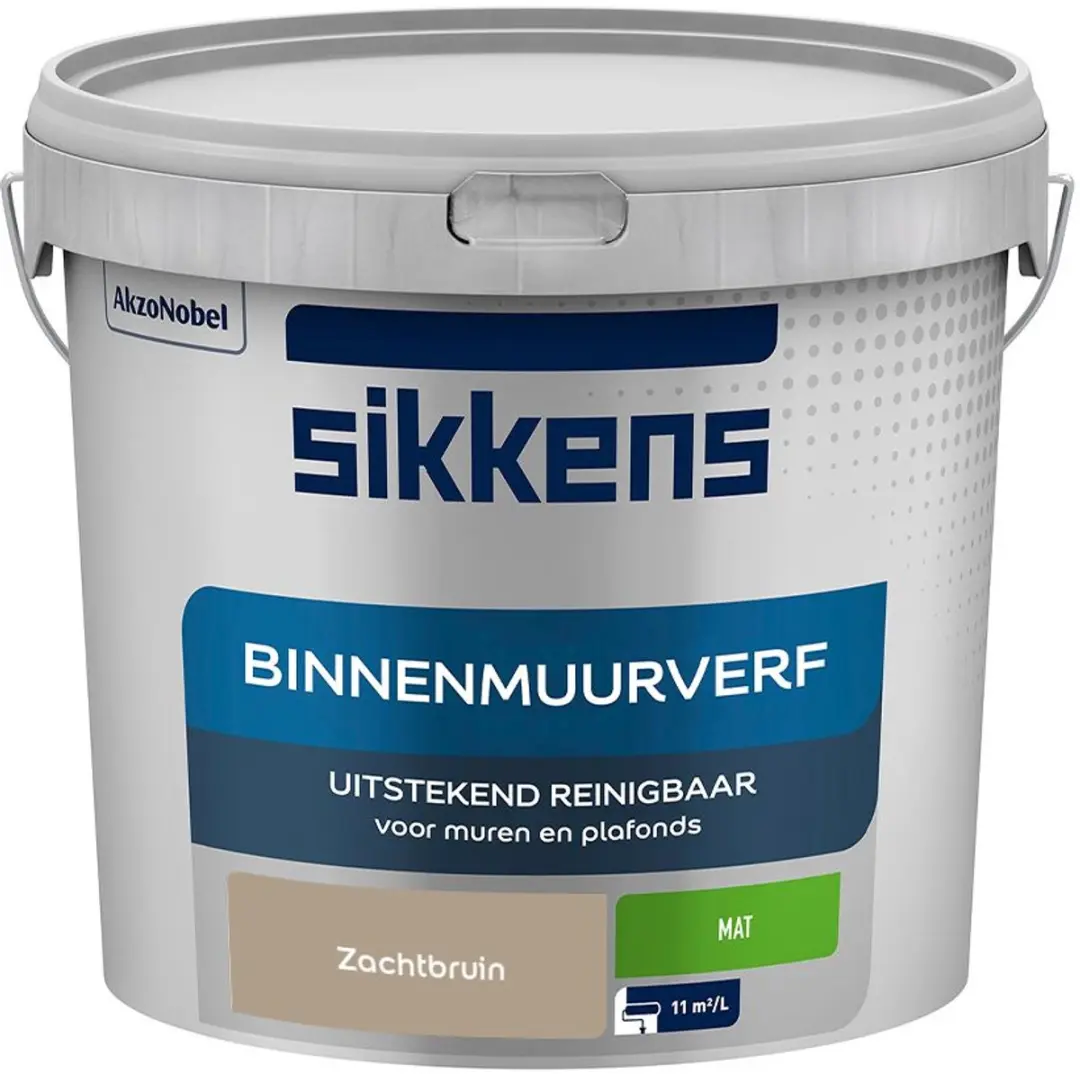 Sikkens Binnenmuurverf Mat Zachtbruin 5L