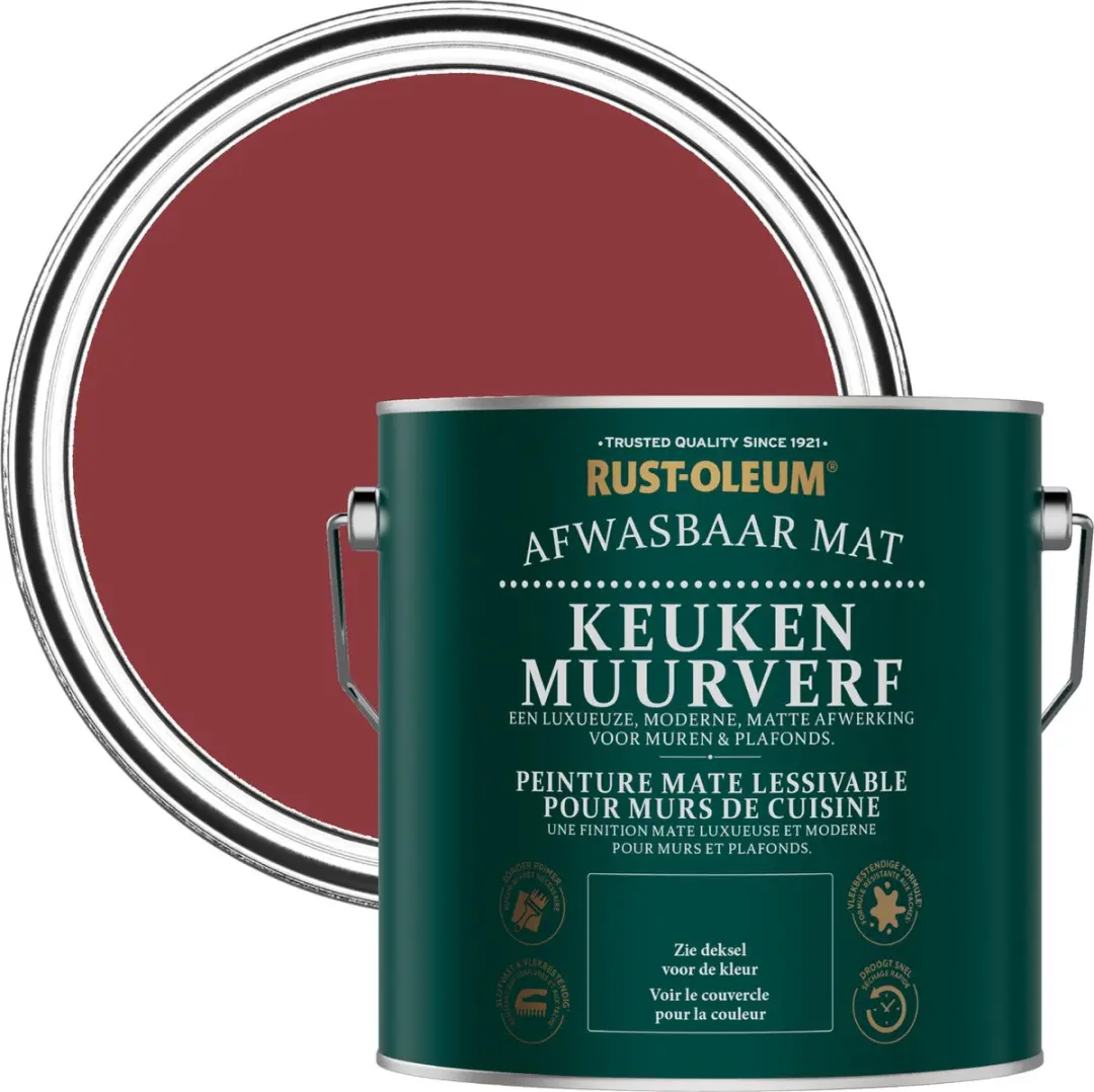 Rust-Oleum Imperium Rood Keukenverf 2,5L