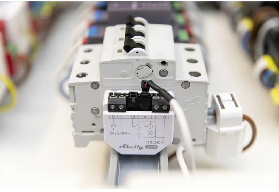 Shelly EM Gen3 S3EM-002CXCEU Elektriciteitsmeter - Wit/Grijs