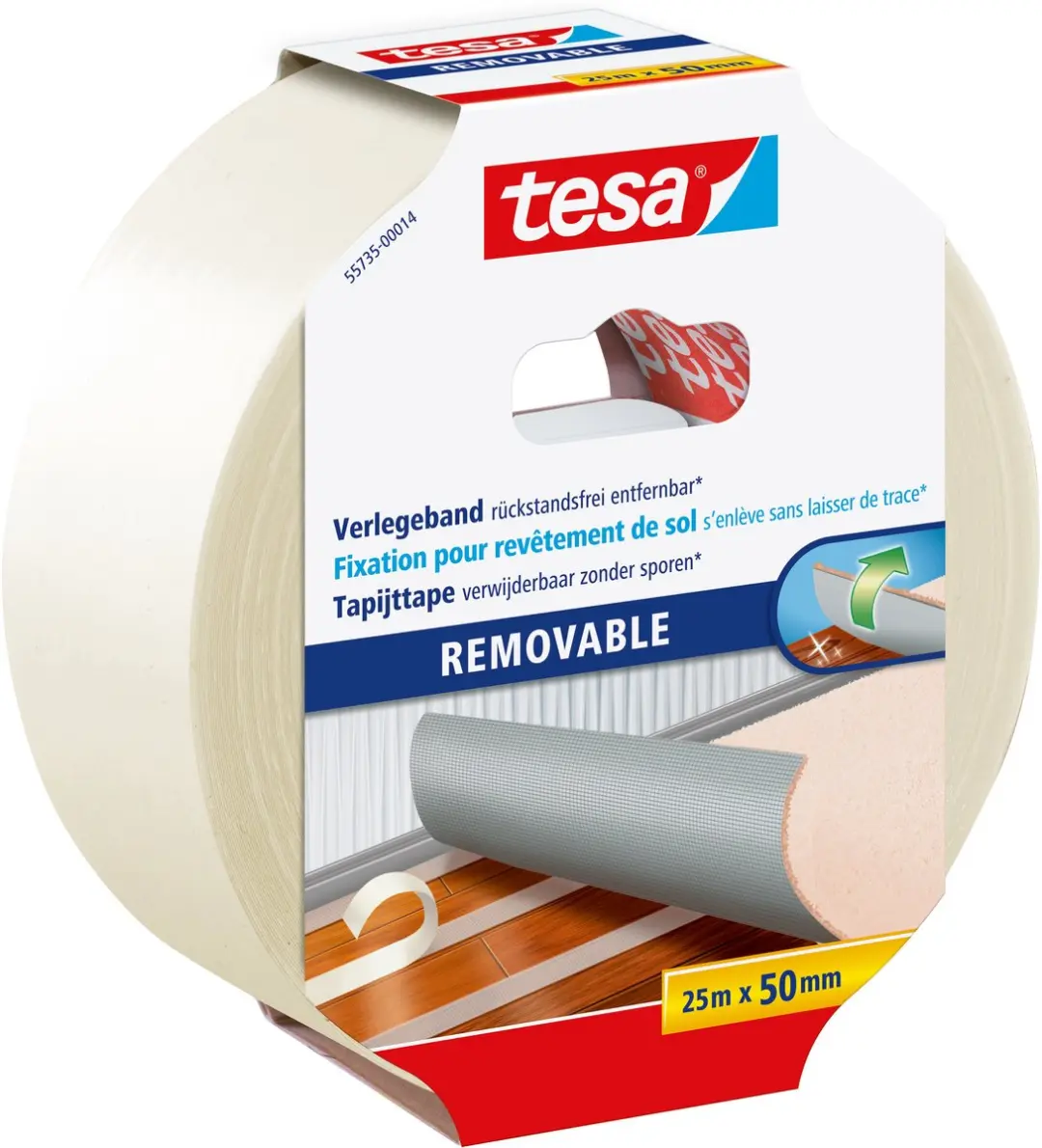 Tesa LegTape Stofversterkt 25m x 50mm