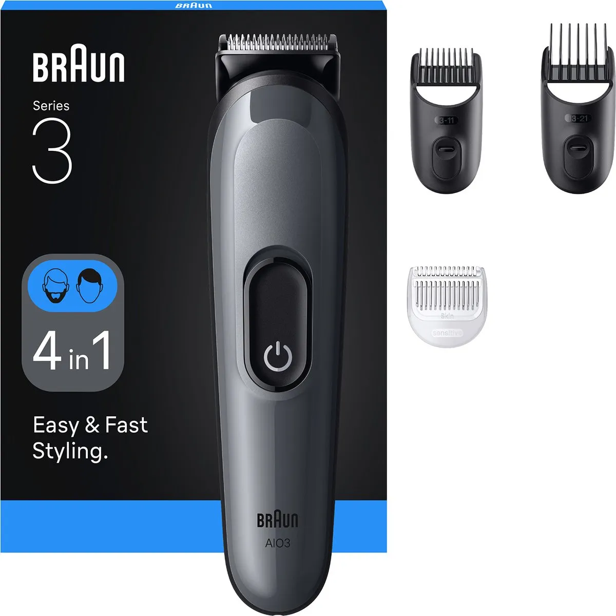 Braun AIO3500 Scheer-, knip- en trimapparaat