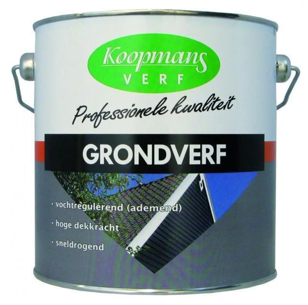 Koopmans Grondverf Donkergrijs 750ml