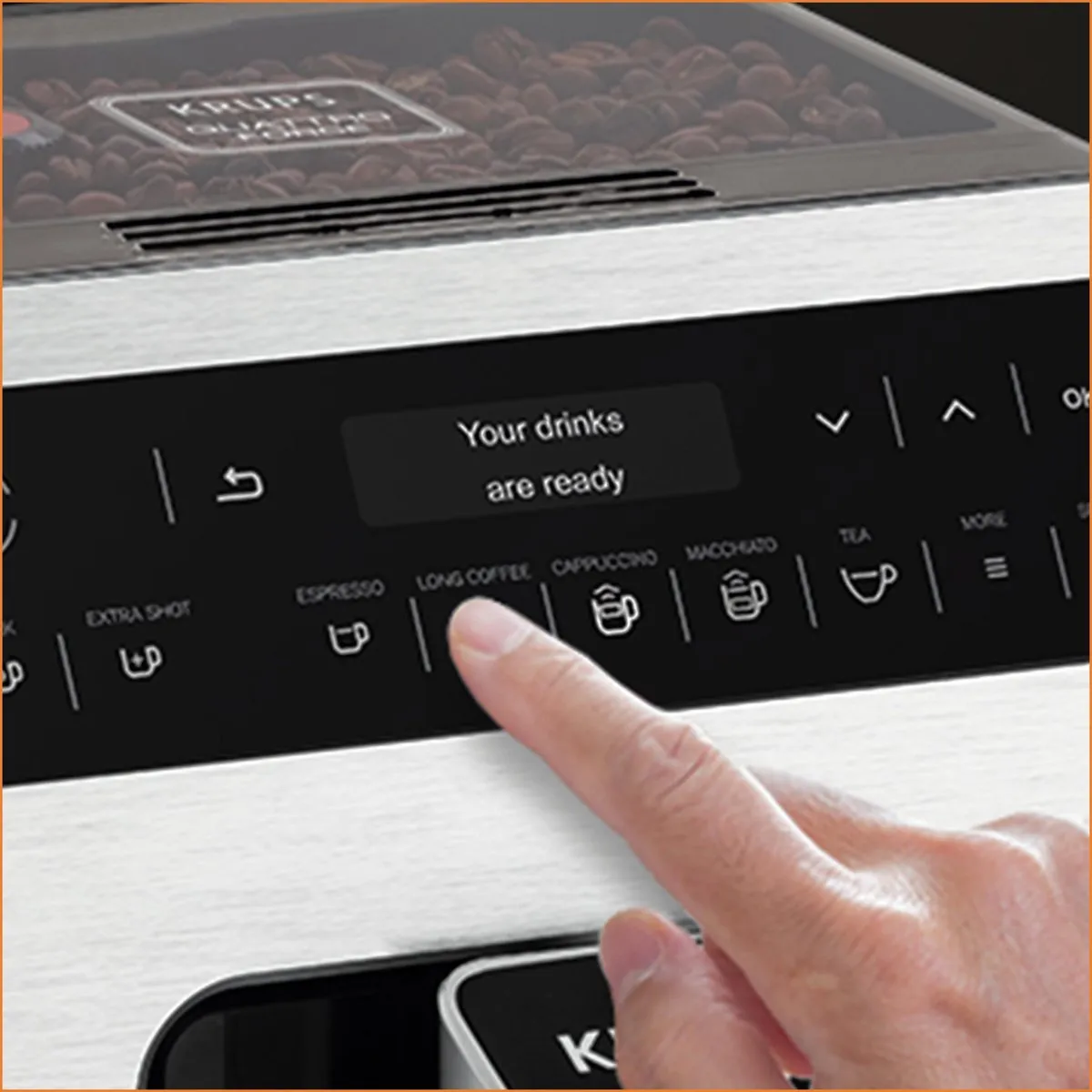 Krups Evidence EA8911 Volautomatische Espressomachine - Wit - afbeelding 6 van 6