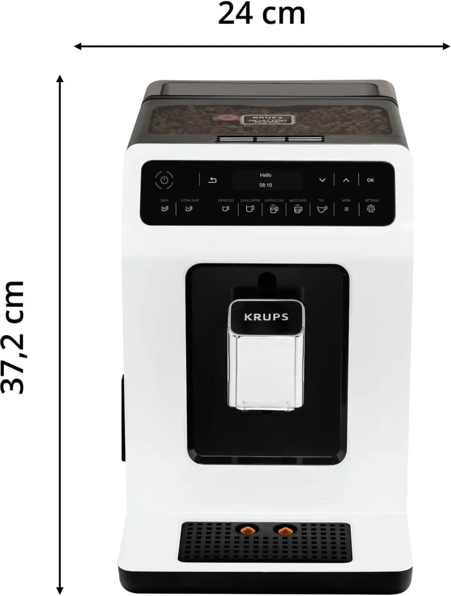 Krups Evidence EA8911 Volautomatische Espressomachine - Wit